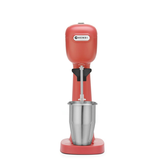 Hendi Milkshake Mixer BPA-frei - Design by Bronwasser, Rot, 230V/400W, 170x210x(H)485mm