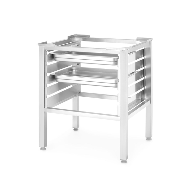 Hendi Ständer für GN 1/1-Backöfen, Millenial Smart Gastro, Black Mask Gastro, Touch Screen Gastro, 610x560x(H)770mm, Bild 3