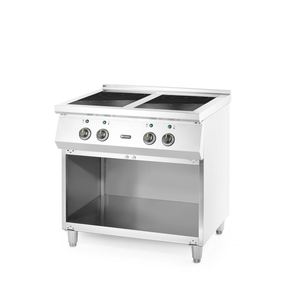 Hendi Induktionsherd mit 4 Kochfeldern, 400V/17000W, 800x720x(H)854mm, Bild 2