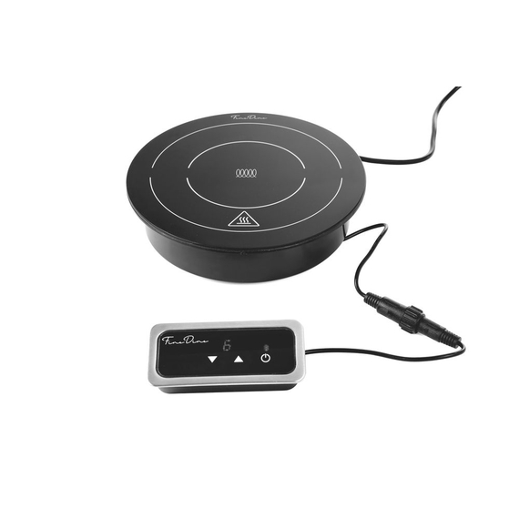 Fine Dine Induktionsheizplatte 800 W, Schwarz, 230V/800W, ⌀245x(H)80mm, Bild 5