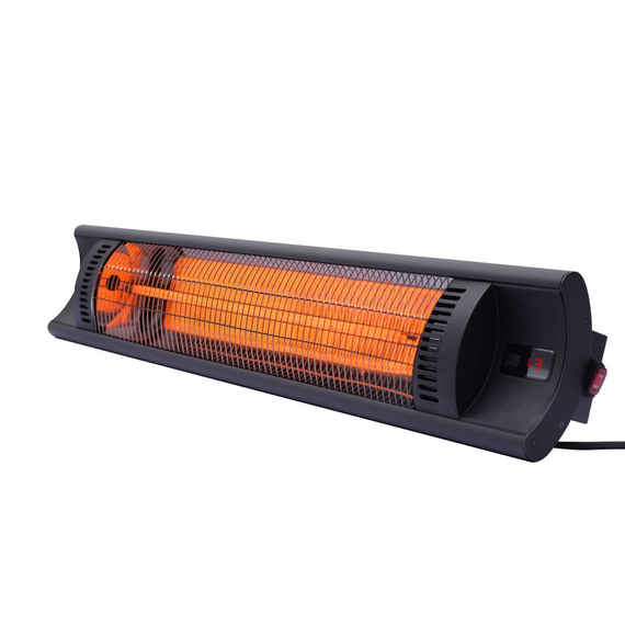 Hendi Infrarot-Heizgerät "Bola", Schwarz, 230V/2500W, 912x185x(H)174mm, Bild 2