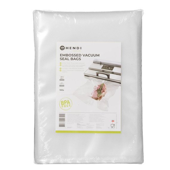 Hendi Geprägte Vakuumversiegelungsbeutel, 100 Stk., 250x350mm