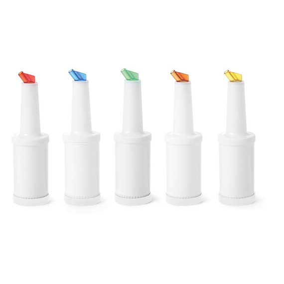 BarUp Dosier- und Aufbewahrungsflasche, 0,8L, Weiß, ⌀90x(H)300mm, Bild 4