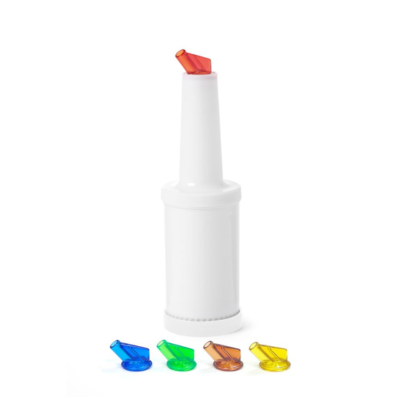 BarUp Dosier- und Aufbewahrungsflasche, 0,8L, Weiß, ⌀90x(H)300mm