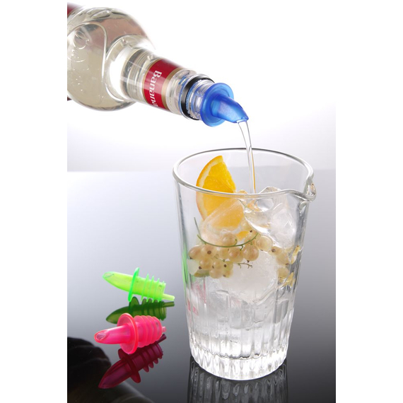 BarUp Freeflow-Ausgießer, 2x blau, 2x rot, 2x grün, Rot, 6 Stk, Bild 2