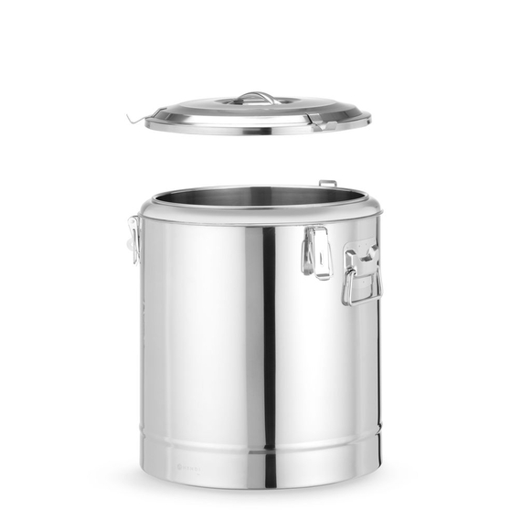 Hendi Isolierter tragbarer Behälter, Kitchen Line, 36L, Silber, ⌀400x(H)500mm, Bild 3