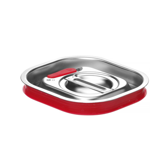 Hendi Gastronorm-Deckel mit Silikonrand, Kitchen Line, GN 1/6, 156x142mm