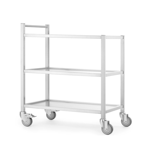 Hendi Servierwagen, geschweißt, Profi Line, 800x500x(H)850mm, Bild 3