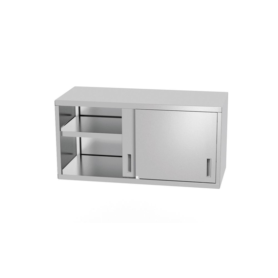 Hendi Wandschrank – verschweißt, mit Schiebetüren, Profi Line, 1000x300x(H)600mm