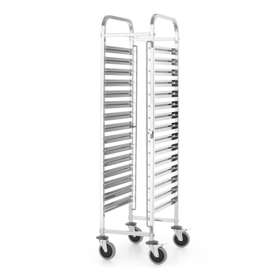 Hendi Abräumwagen , Kitchen Line, GN 1/1, Silber, 380x550x(H)1705mm