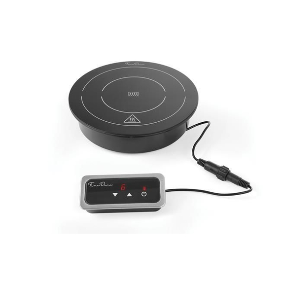 Fine Dine Induktionsheizplatte 800 W, Schwarz, 230V/800W, ⌀245x(H)80mm, Bild 3