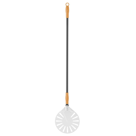 Hendi Pizzaschaufel, rund, perforiert, 230x1200mm