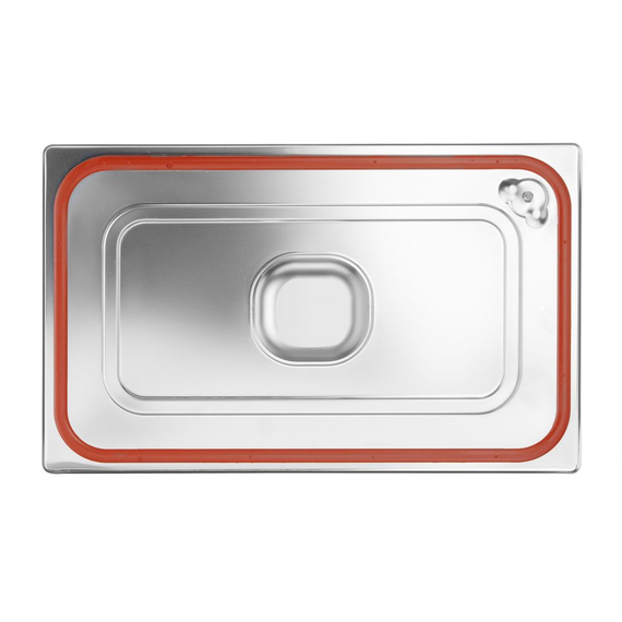 Hendi Gastronorm-Deckel mit Silikonrand, Profi Line, GN 1/1, 530x325mm, Bild 3