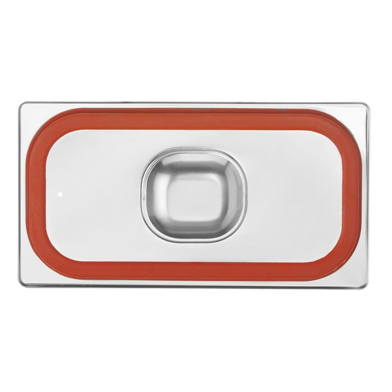 Hendi Gastronorm-Deckel mit Silikonrand, Profi Line, GN 1/3, 325x176mm, Bild 3