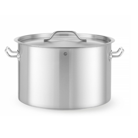 Hendi Kochtopf, mittel - mit Deckel, Budget Line, 32L, ⌀400x(H)260mm