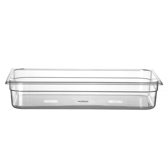 Hendi Gastronorm-Behälter 1/1, Profi Line, GN 1/1, 14L, Transparent, 530x325x(H)100mm