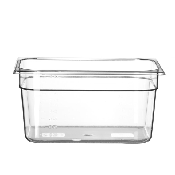 Hendi Gastronorm-Behälter 1/2, Profi Line, GN 1/2, 9,5L, Transparent, 325x265x(H)150mm