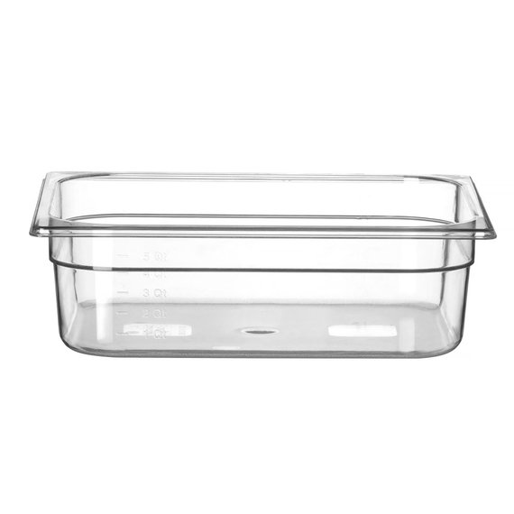 Hendi Gastronorm-Behälter 1/2, Profi Line, GN 1/2, 6,5L, Transparent, 325x265x(H)100mm