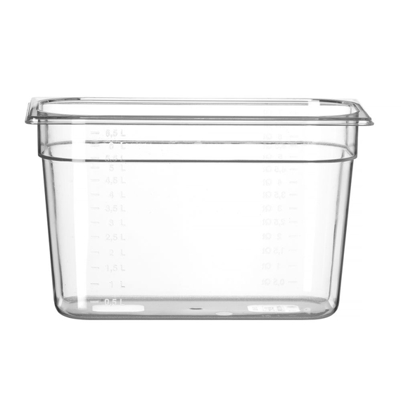 Hendi Gastronorm-Behälter 1/3, Profi Line, GN 1/3, 7,8L, Transparent, 325x176x(H)200mm