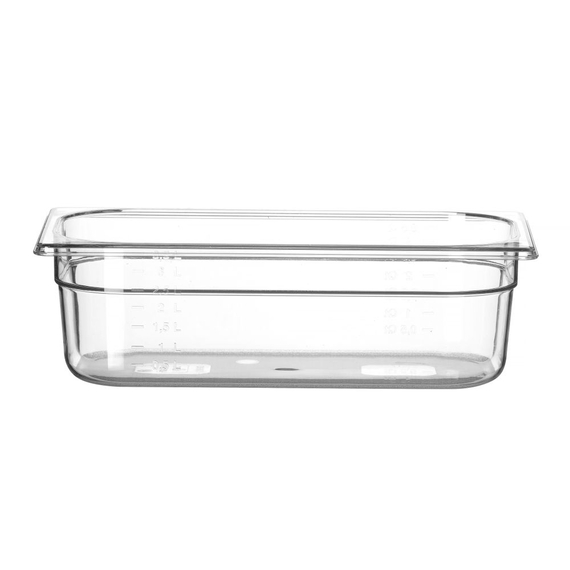 Hendi Gastronorm-Behälter 1/3, Profi Line, GN 1/3, 4L, Transparent, 325x176x(H)100mm