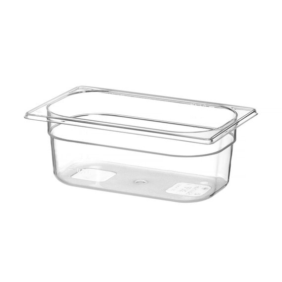 Hendi Gastronorm-Behälter 1/4, Profi Line, GN 1/4, 2,8L, Transparent, 265x162x(H)100mm, Bild 2