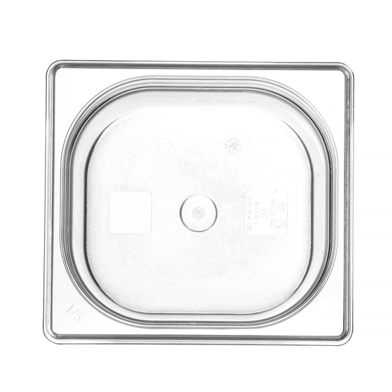 Hendi Gastronorm-Behälter 1/6, Profi Line, GN 1/6, 1,6L, Transparent, 176x162x(H)100mm, Bild 3