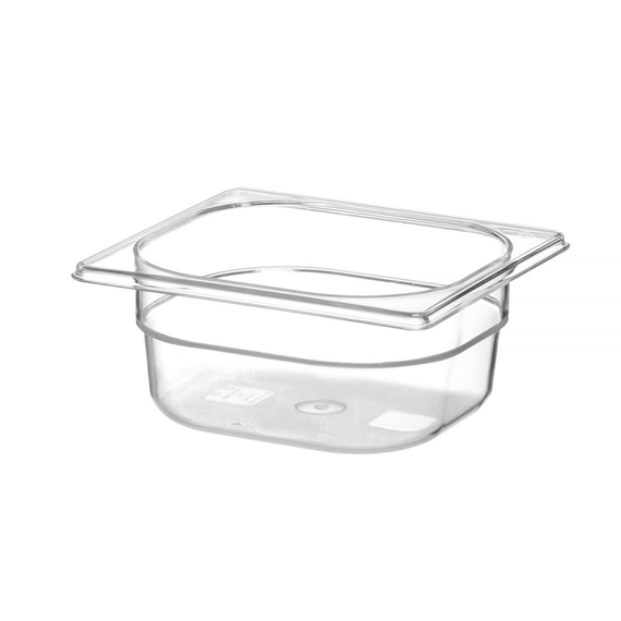 Hendi Gastronorm-Behälter 1/6, Profi Line, GN 1/6, 1L, Transparent, 176x162x(H)65mm, Bild 2