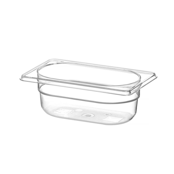 Hendi Gastronorm-Behälter 1/9, Profi Line, GN 1/9, 0,6L, Transparent, 176x108x(H)65mm, Bild 2
