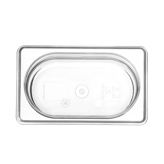 Hendi Gastronorm-Behälter 1/9, Profi Line, GN 1/9, 0,6L, Transparent, 176x108x(H)65mm, Bild 3