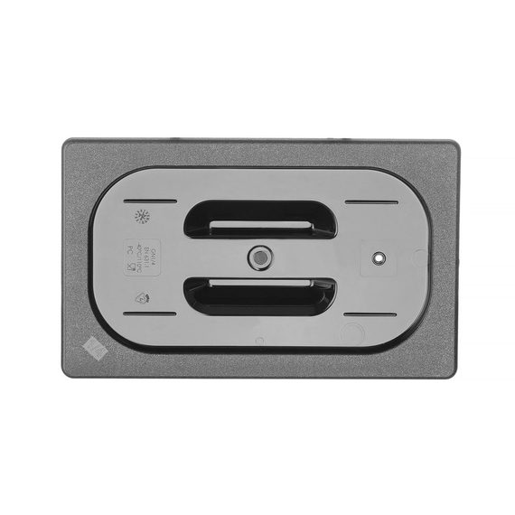 Hendi Gastronorm-Deckel, GN 1/4, Schwarz, 265x162mm, Bild 2