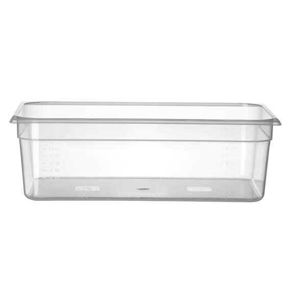 Hendi Gastronorm-Behälter 1/1, Profi Line, GN 1/1, 21L, Transparent, 530x325x(H)150mm