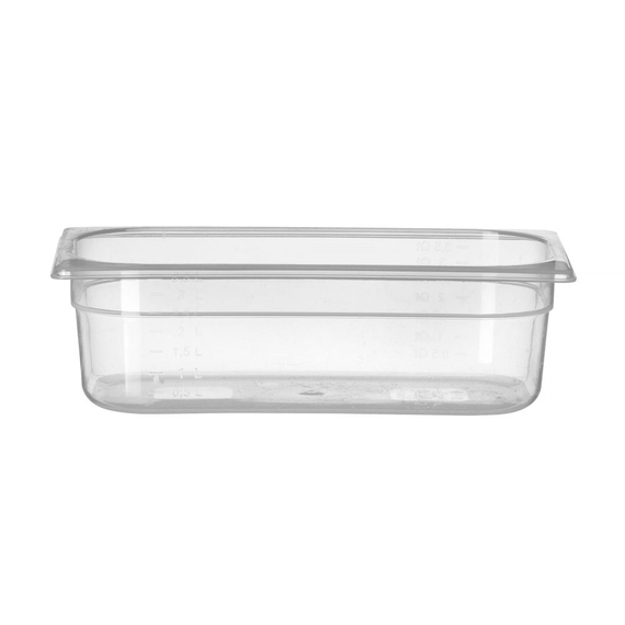Hendi Gastronorm-Behälter 1/3, Profi Line, GN 1/3, 4L, Transparent, 325x176x(H)100mm