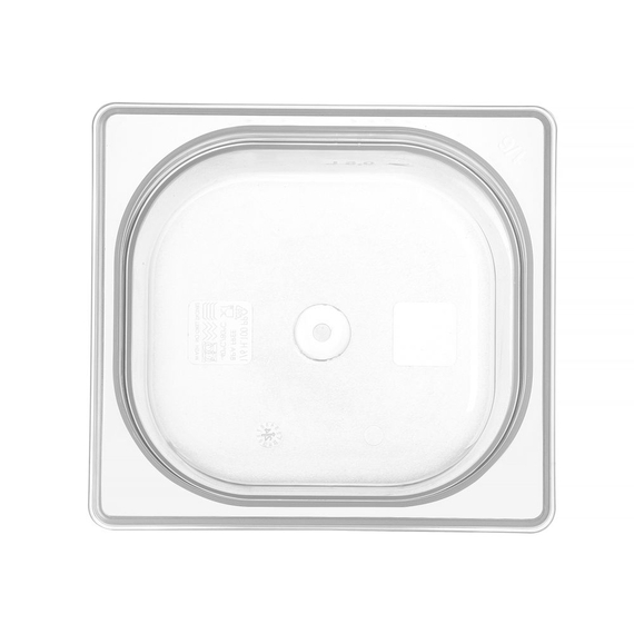 Hendi Gastronorm-Behälter 1/6, Profi Line, GN 1/6, 1,6L, Transparent, 176x162x(H)100mm, Bild 4