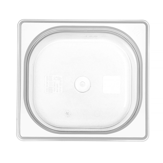 Hendi Gastronorm-Behälter 1/6, GN 1/6, 1L, Transparent, 176x162x(H)65mm, Bild 3