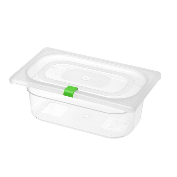 Hendi Farbcodierungsclips für HACCP-Aufbewahrungsbehälter, Grün, 12 Stk, Bild 2