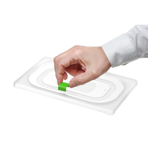 Hendi Farbcodierungsclips für HACCP-Aufbewahrungsbehälter, Grün, 12 Stk, Bild 3