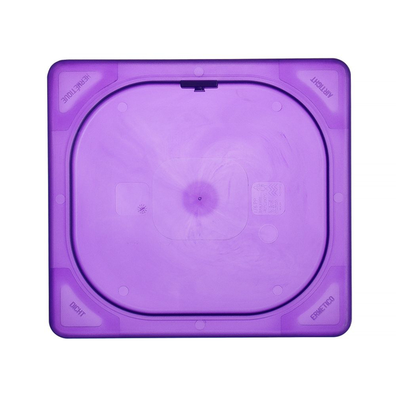 Hendi Gastronorm-Deckel violett, GN 1/6, Violett, 176x162mm, Bild 2