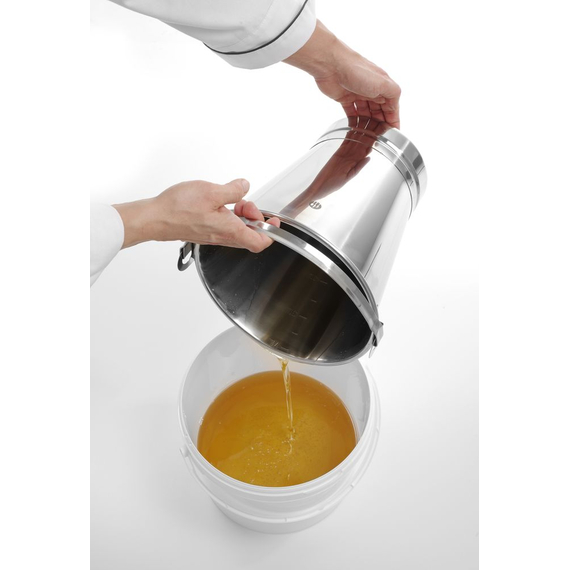 Hendi Eimer, 11,5L, Weiß, ⌀300x(H)230mm, Bild 5