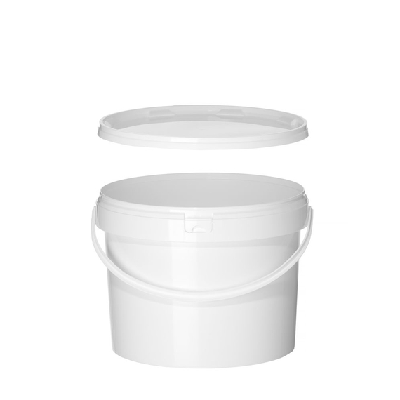 Hendi Eimer, 11,5L, Weiß, ⌀300x(H)230mm, Bild 3