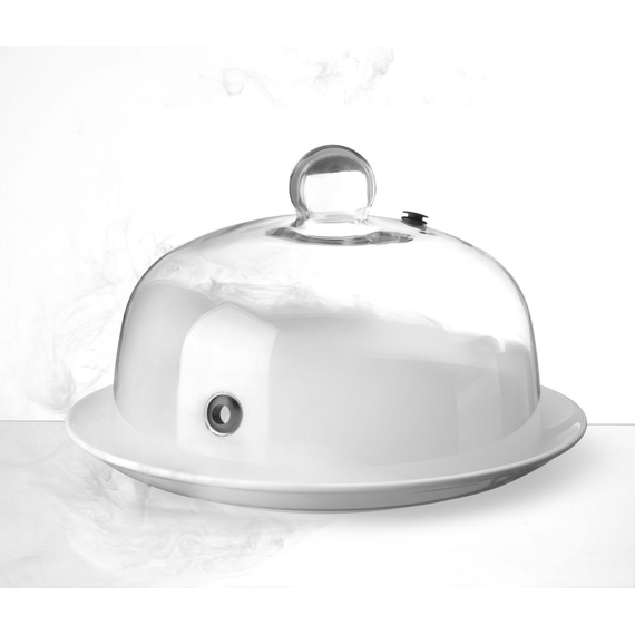 Hendi Glasglosche mit Lüftungsöffnung, Servierglosche, ⌀260x(H)175mm, Bild 2