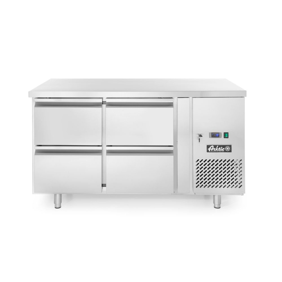 Arktic Kühltisch mit 4 Schubladen Profi Line 280L, Profi Line, 230V/250W, 1360x700x(H)858mm