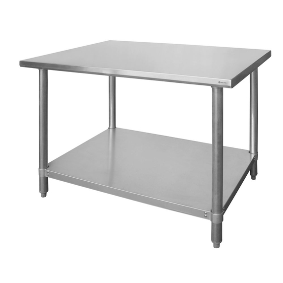 Hendi Zentraler Arbeitstisch, Budget Line, 1200x600x(H)850mm
