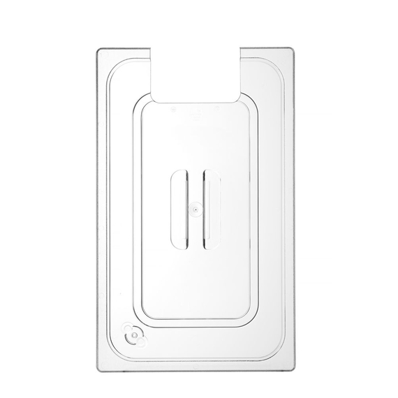 Hendi Gastronorm-Deckel mit Sous-Vide-Stab-Aussparung, GN 1/1, Transparent, 530x325mm