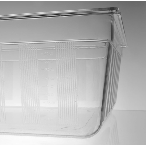 Hendi Gastronorm-Behälter 2/1, GN 2/1, 58L, Transparent, 650x530x(H)200mm, Bild 2