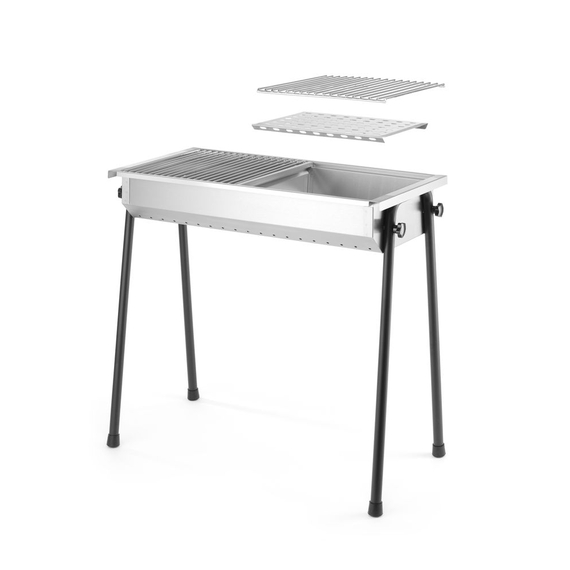 Hendi Holzkohlegrill Patio, 770x380x(H)760mm, Bild 3