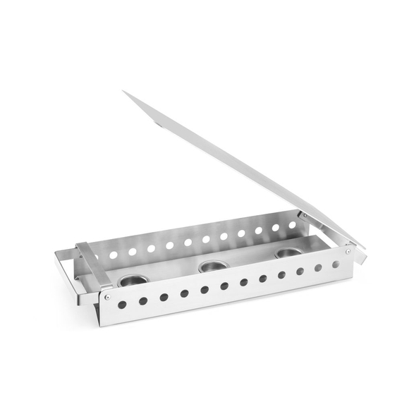 Hendi Speisenwärmer mit 3 Teelichthaltern, 450x180x(H)65mm, Bild 2