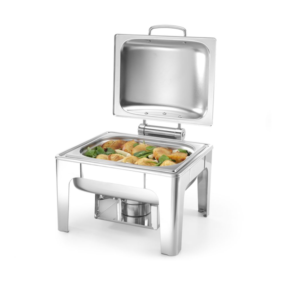 Hendi Chafing Dish GN 1/2, Satiniert, Profi Line, 4L, 365x370x(H)280mm, Bild 2