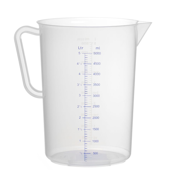 Hendi Messbecher, Polyproylen, 5L, ⌀190x(H)270mm