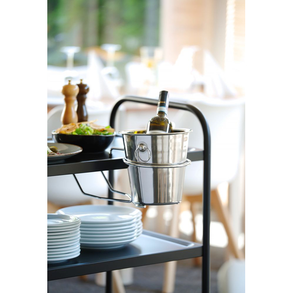 BarUp Champagnerkühler, 3,3L, Silber, ⌀220x(H)190mm, Bild 5