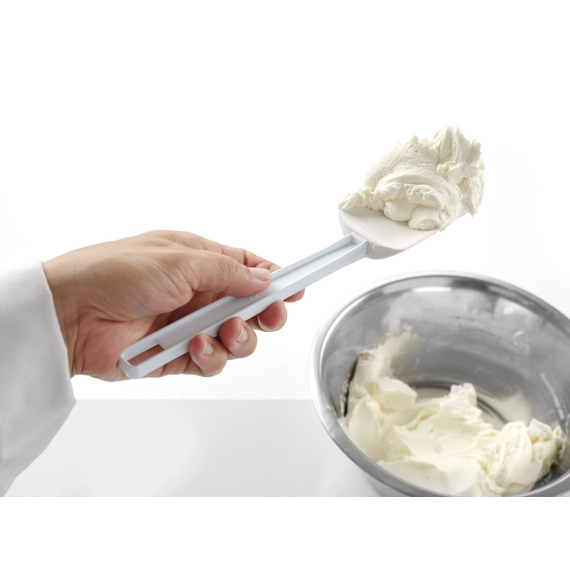 Hendi Schaberlöffel geformt, Kitchen Line, Weiß, 254x57mm, Bild 2